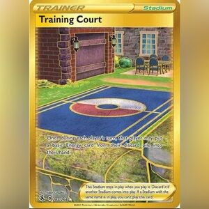 🟡 Training Court - Secret Rare 282/264 - Fusion Strike - NM Pokémon Card